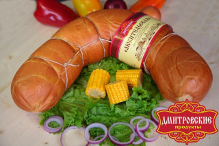 Колбаса вареная «Любительская», мясной продукт категории А (натуральная оболочка)