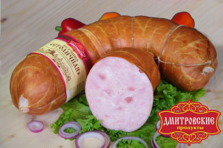 Ветчина "Столичная", мясной продукт ветчинный варено-копченый категории А