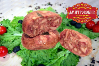 Свинина прессованная "По-Дмитровски", продукт ветчинный вареный категории А