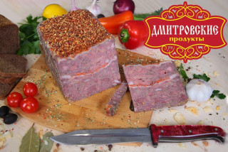 Печеночная слойка (продукт вареный из субпродуктов в форме)