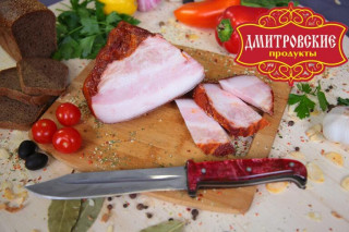 Щековина свиная "Дмитровская",продукт мясной варено-копченый категории В