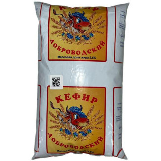 Кефир 2,5%, 1 л.