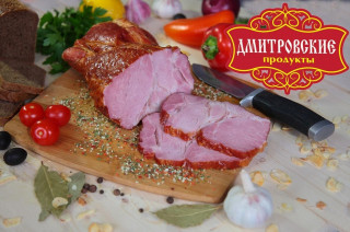 Шея свиная "Дмитровская",продукт мясной варено-копченый категории В